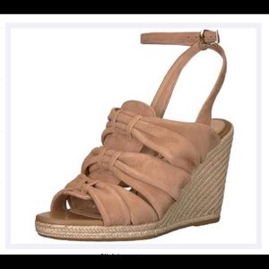 Sam Edelman Awan Camel Colored Wedge Sandals 9M